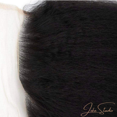 5x5 HD Virgin Lux Kinky Straight Closure