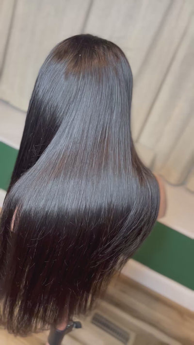 13x6 HD lace frontal straight wig