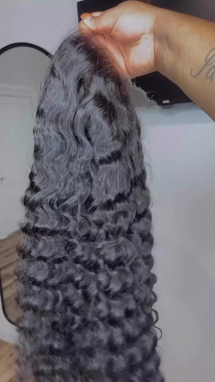 13x6 HD lace frontal deepwave wig